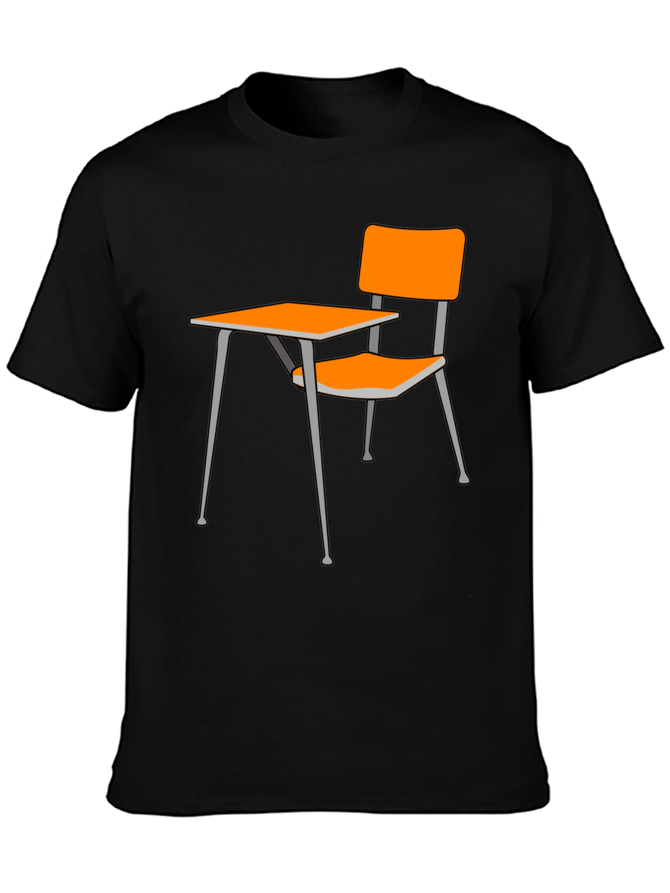 Novelty School Desk Graphic Tee - Black