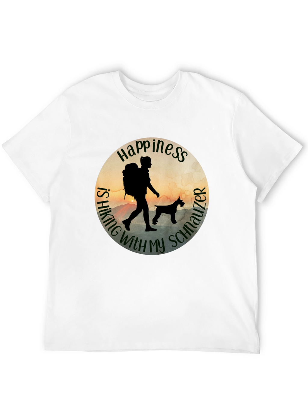 Hiking With My Schnauzer T-Shirt