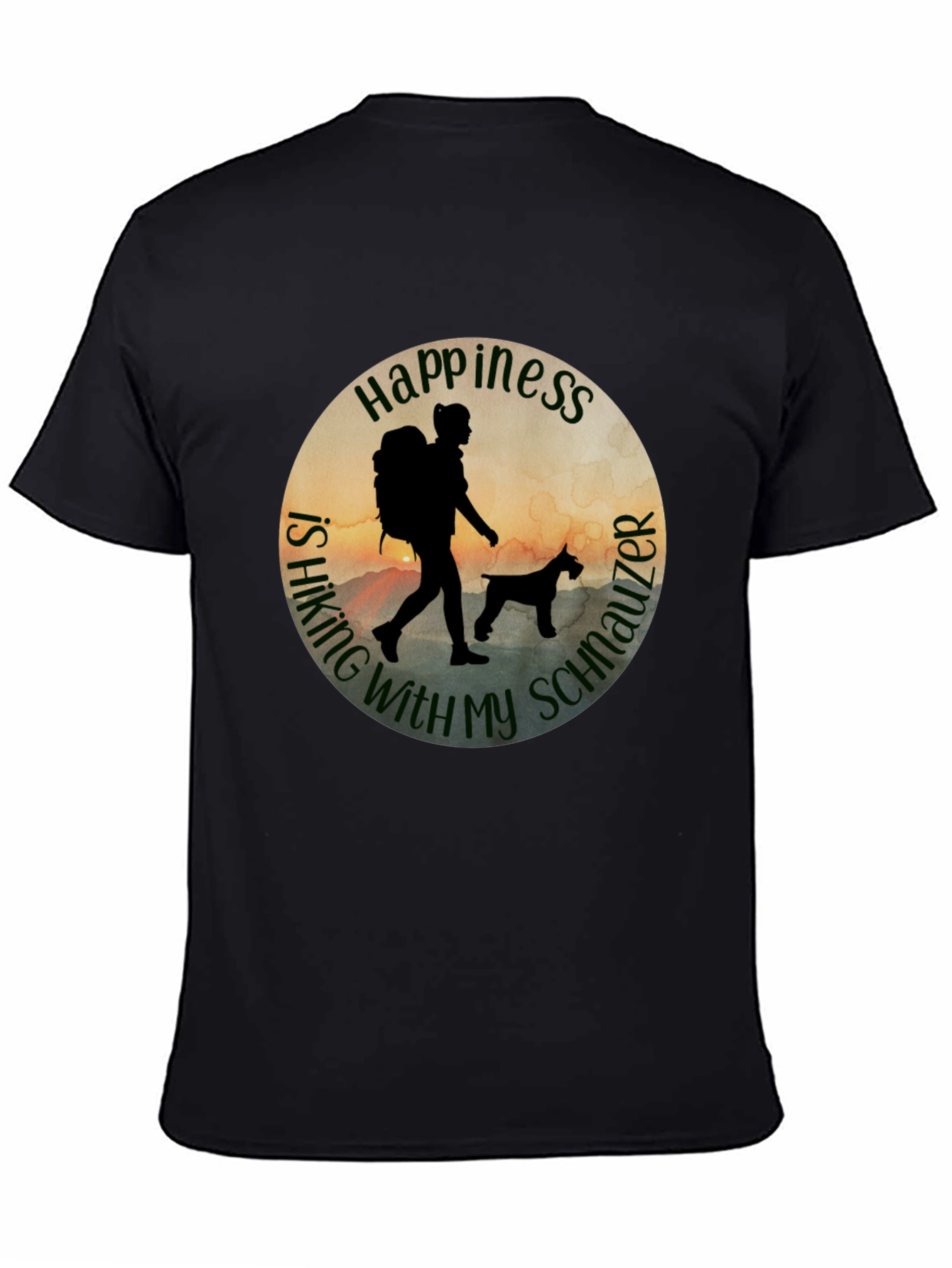 Hiking With My Schnauzer T-Shirt