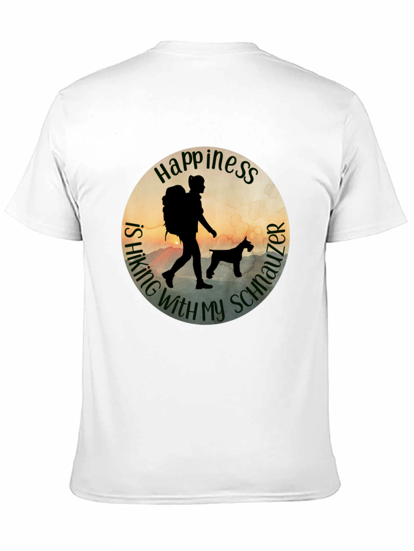 Hiking With My Schnauzer T-Shirt