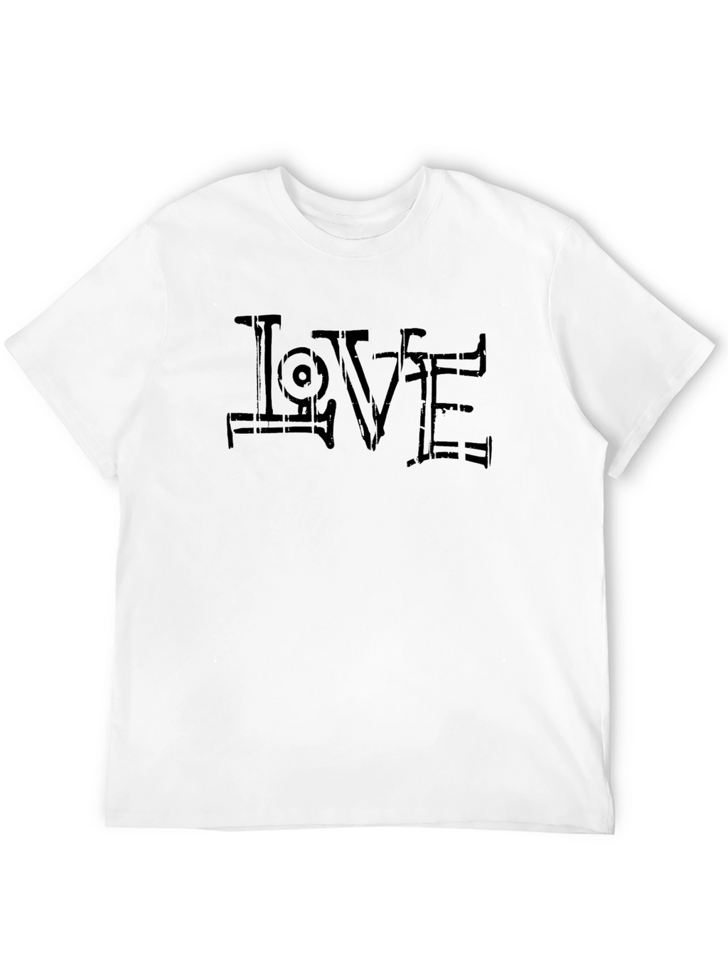 LOVE Graphic Print Black T-Shirt