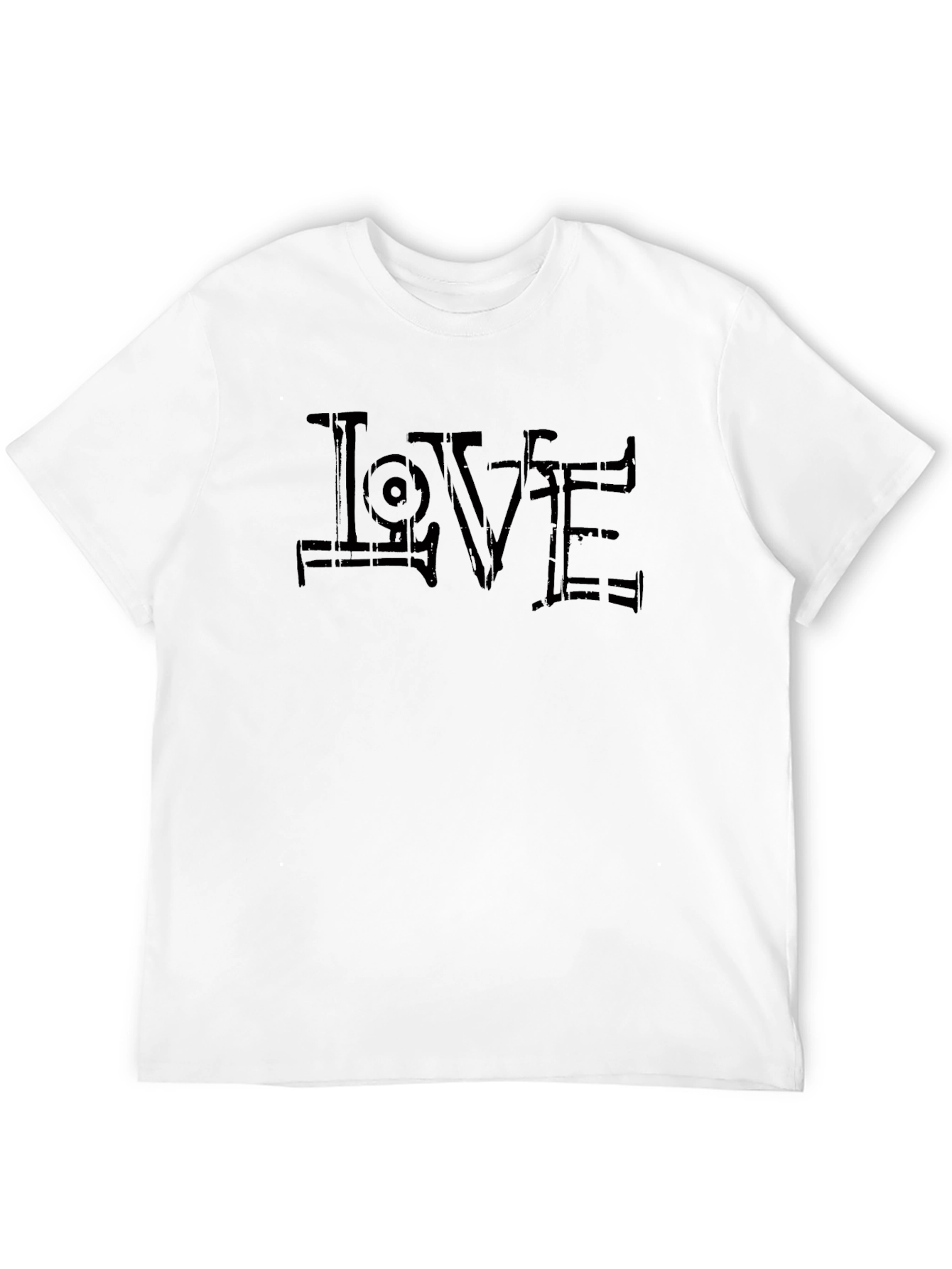 LOVE Graphic Print Black T-Shirt
