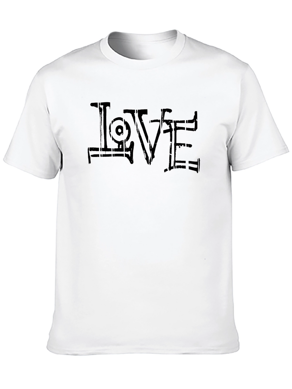 LOVE Graphic Print Black T-Shirt