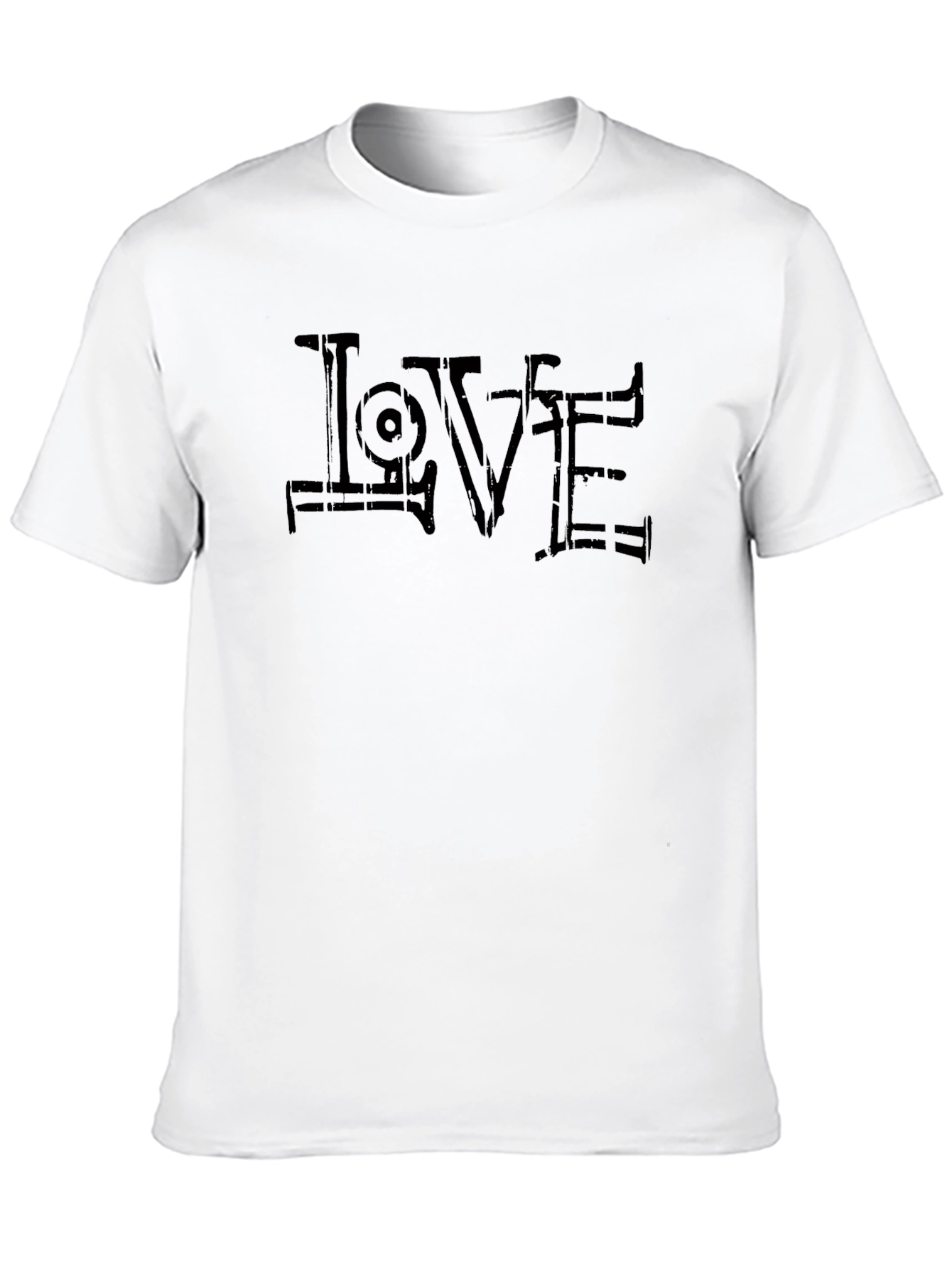 LOVE Graphic Print Black T-Shirt