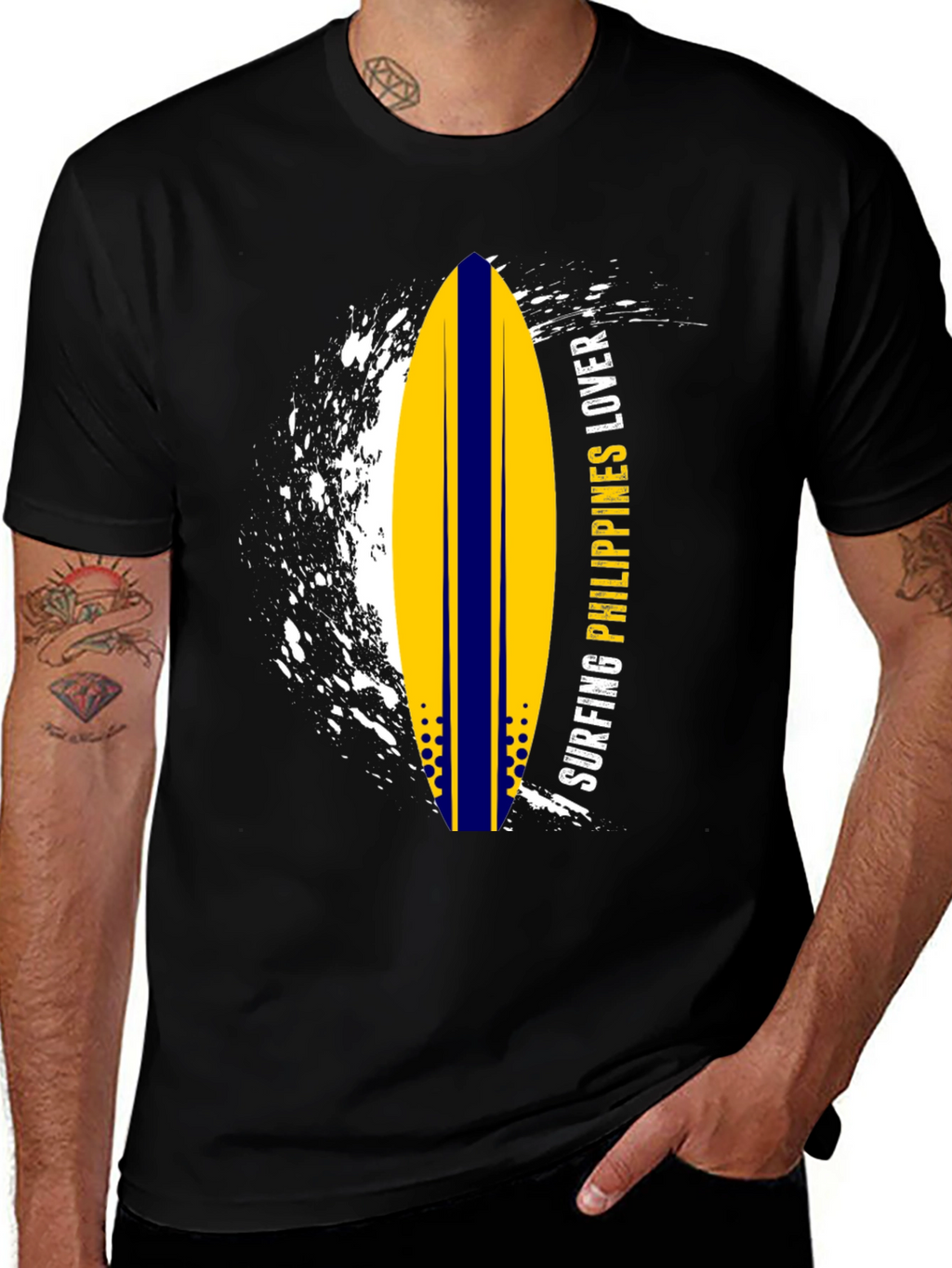 Surfing Philippines Lover Graphic T-Shirt