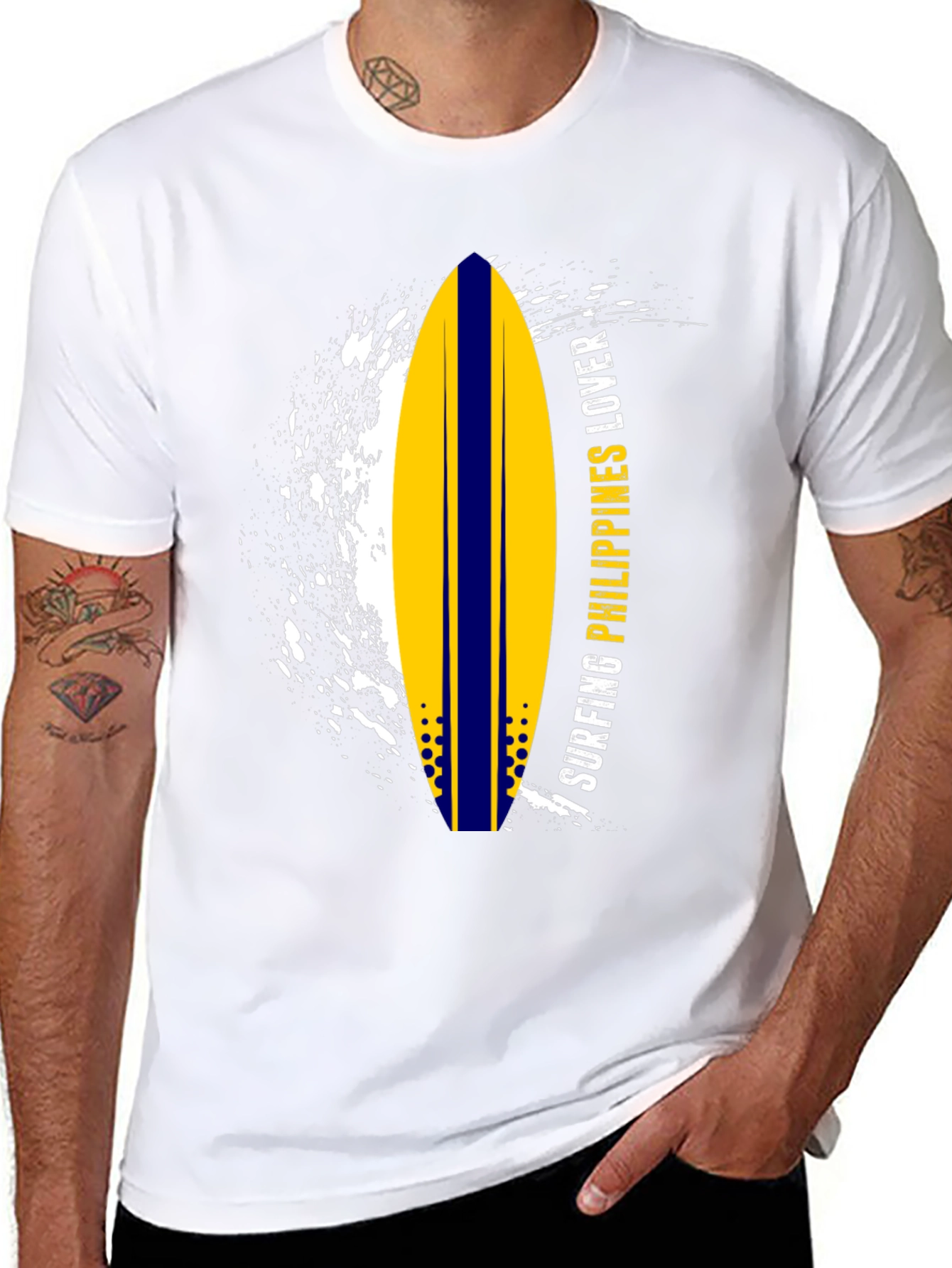 Surfing Philippines Lover Graphic T-Shirt