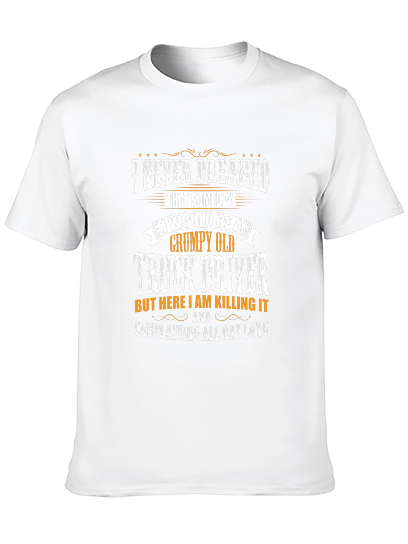 Grumpy Old Truck Driver Graphic T-Shirt