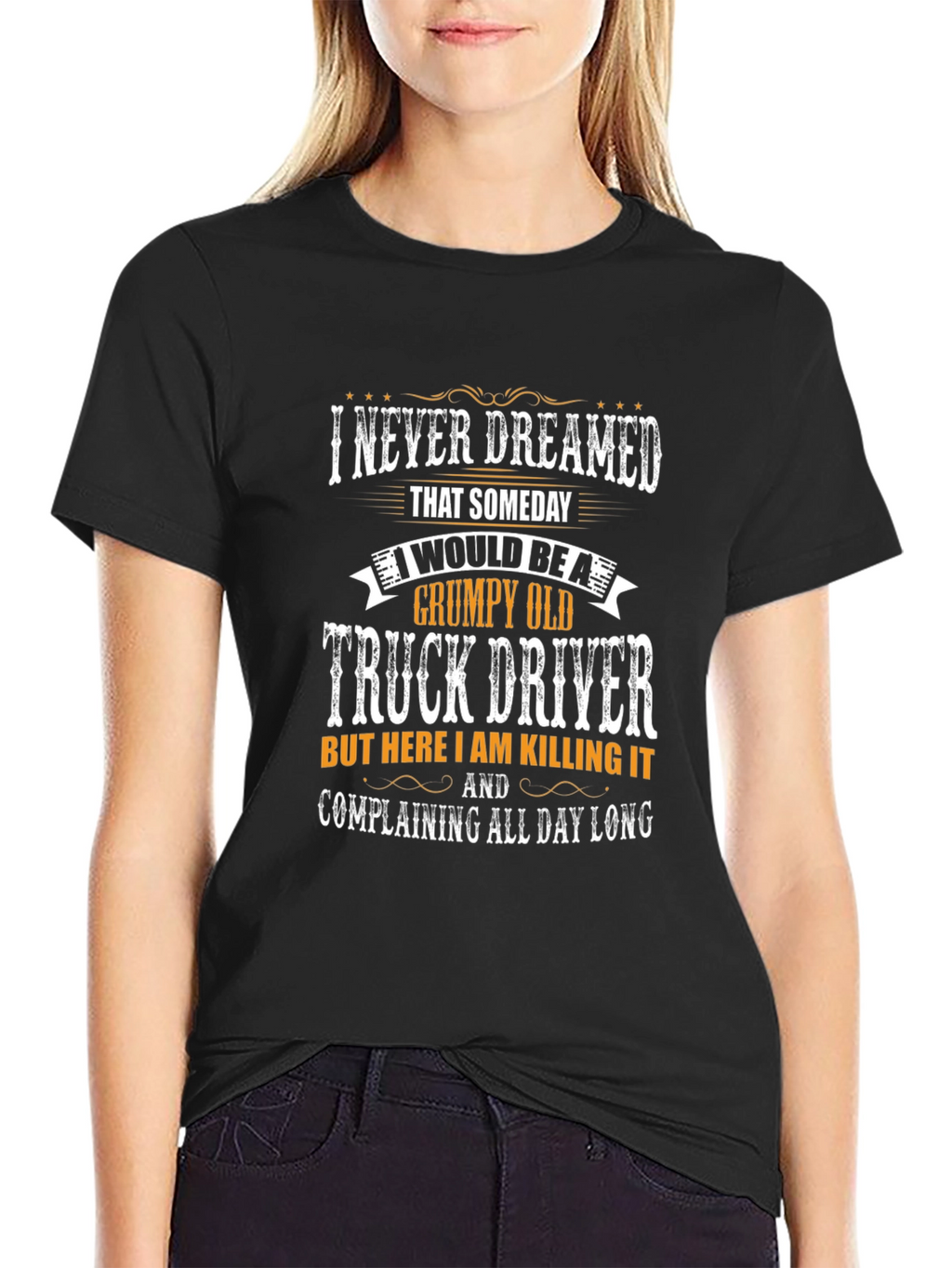 Grumpy Old Truck Driver Graphic T-Shirt