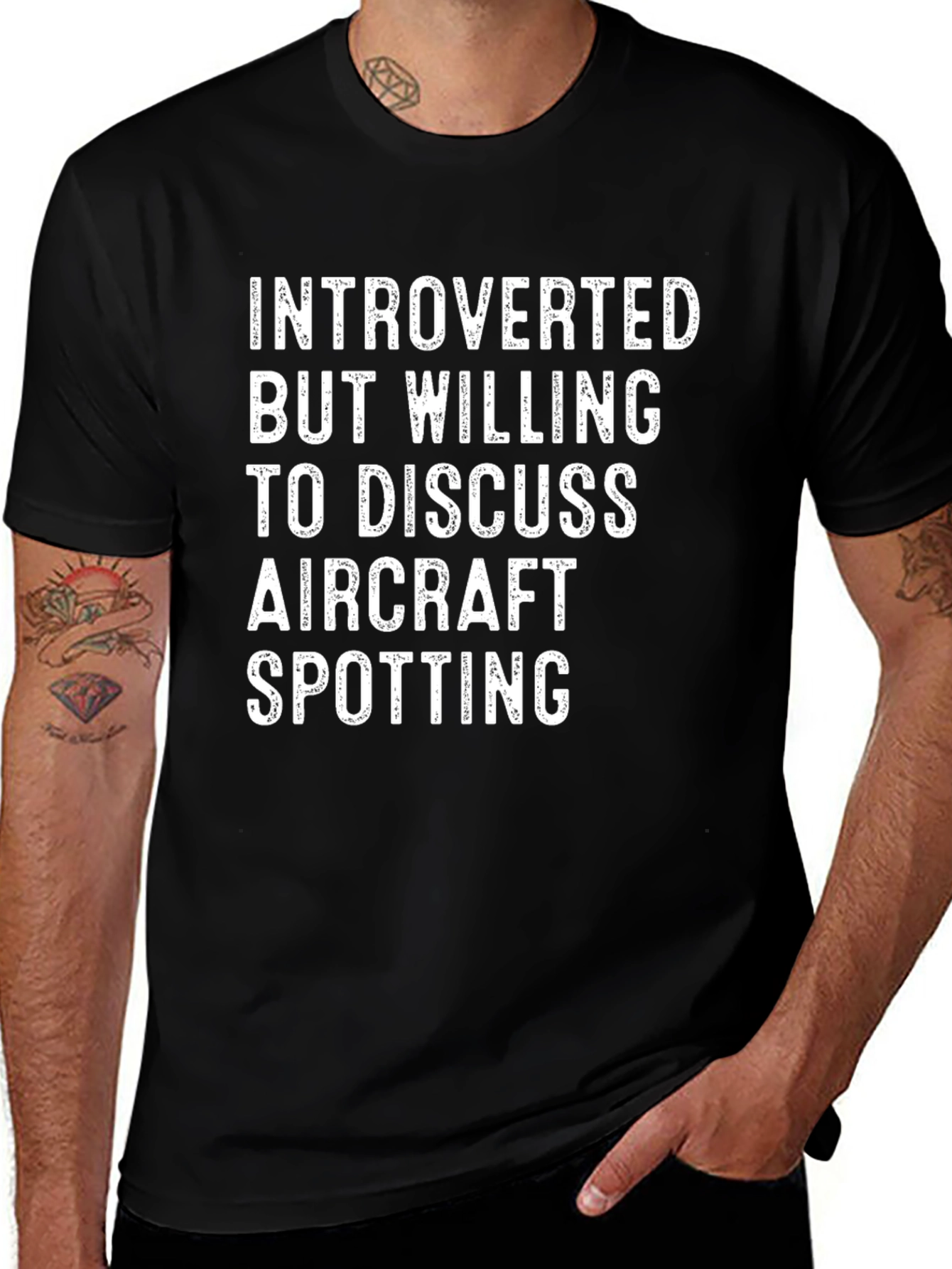 Introverted Aircraft Spotting T-Shirt