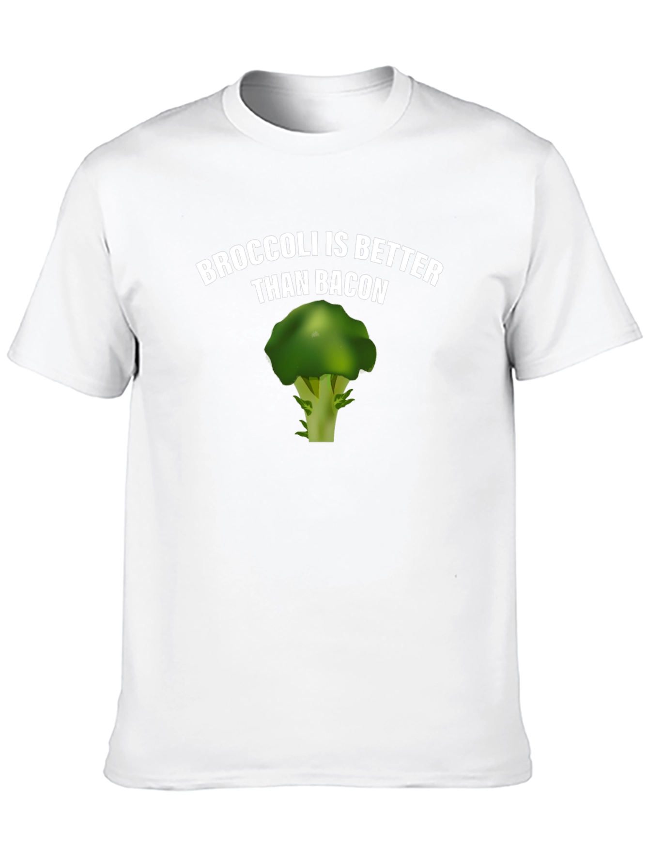 Broccoli is Better Than Bacon Novelty T-Shirt
