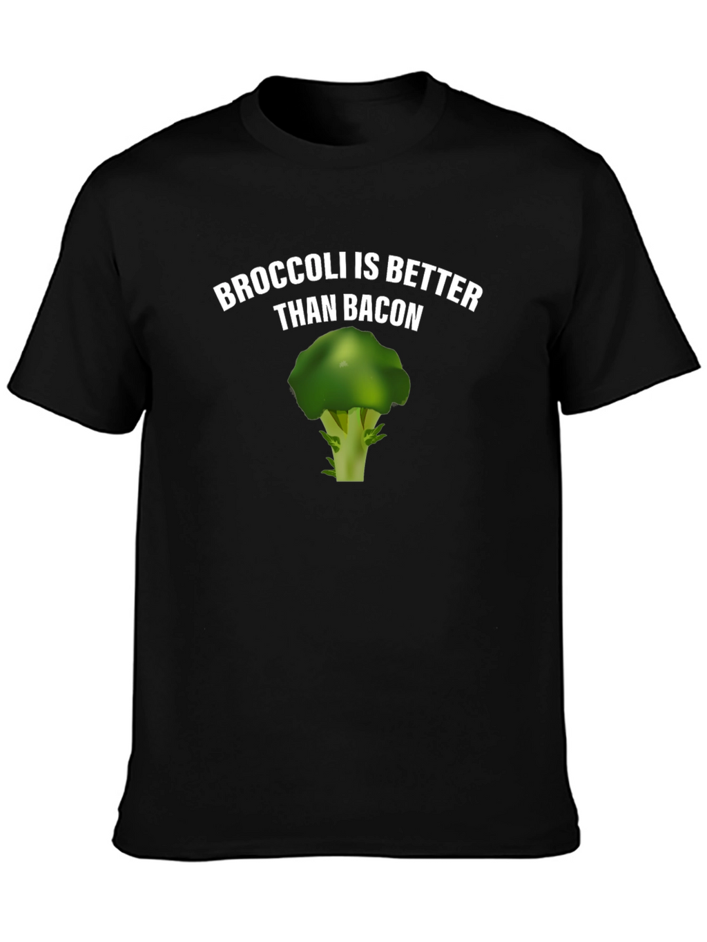Broccoli is Better Than Bacon Novelty T-Shirt