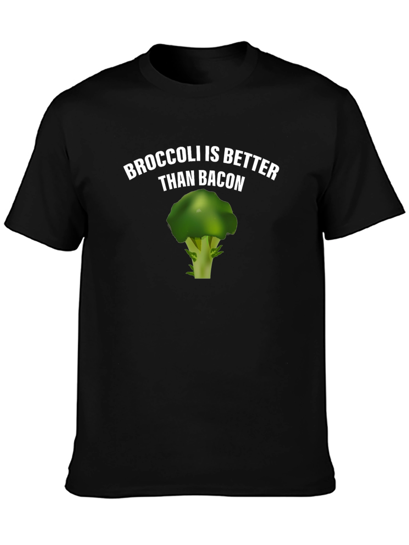 Broccoli is Better Than Bacon Novelty T-Shirt
