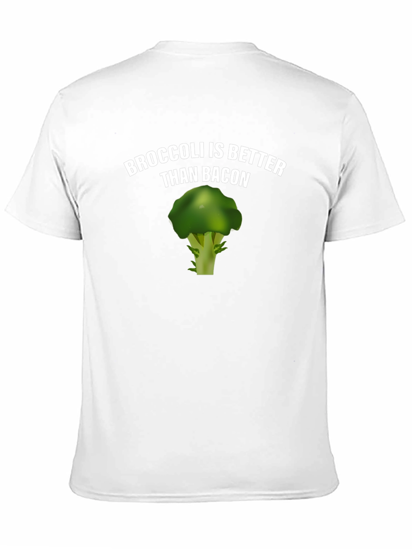 Broccoli is Better Than Bacon Novelty T-Shirt