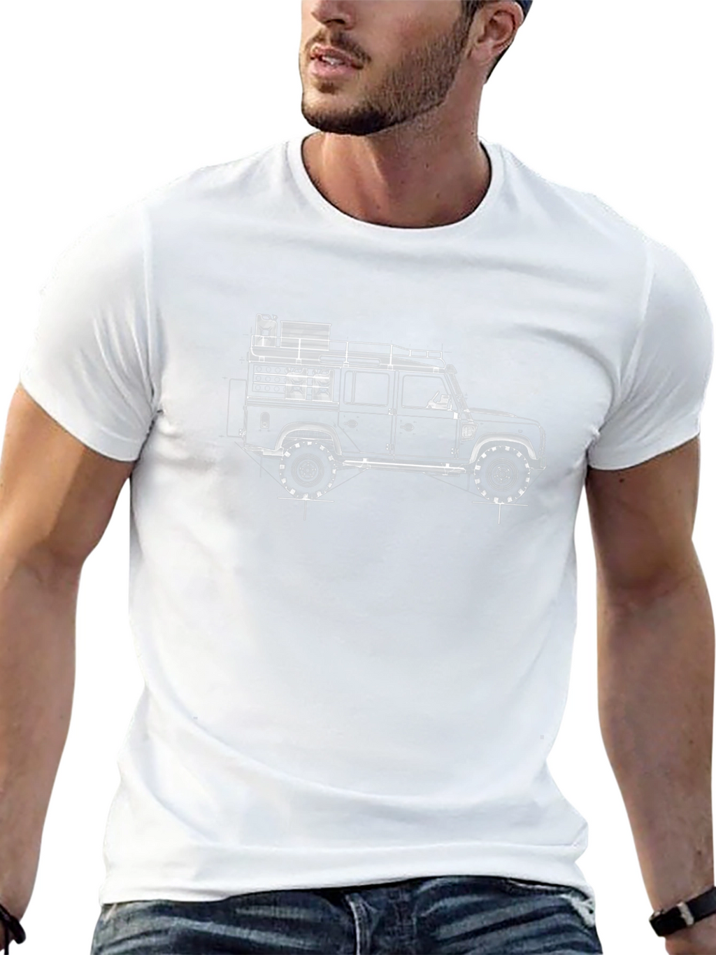 Land Rover Defender Blueprint T-Shirt