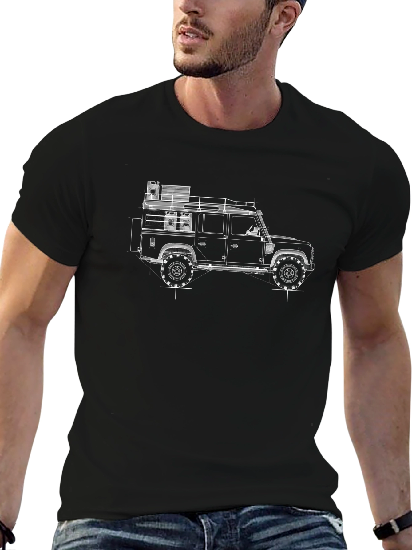 Land Rover Defender Blueprint T-Shirt