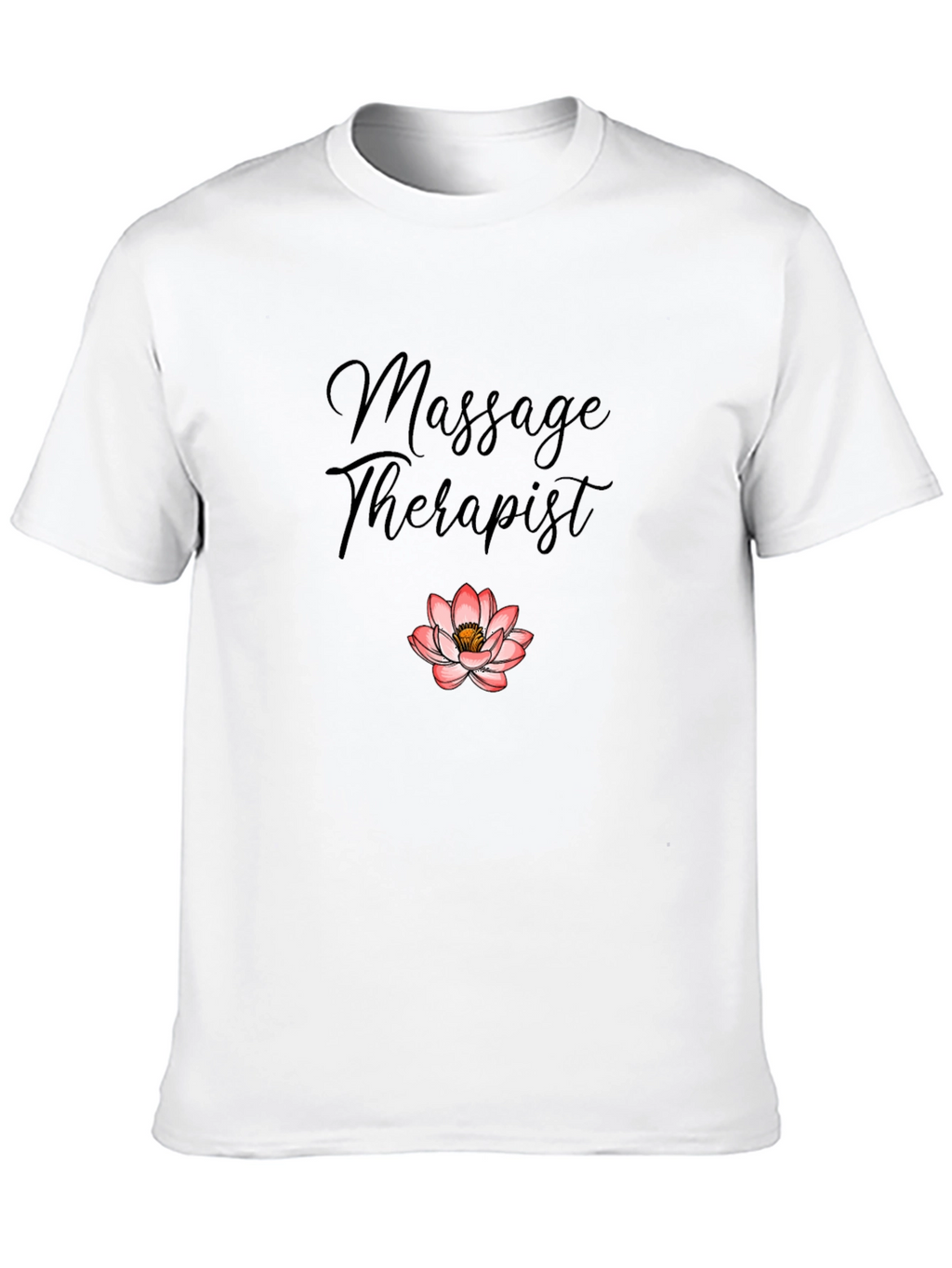 Massage Therapist Lotus Graphic T-Shirt