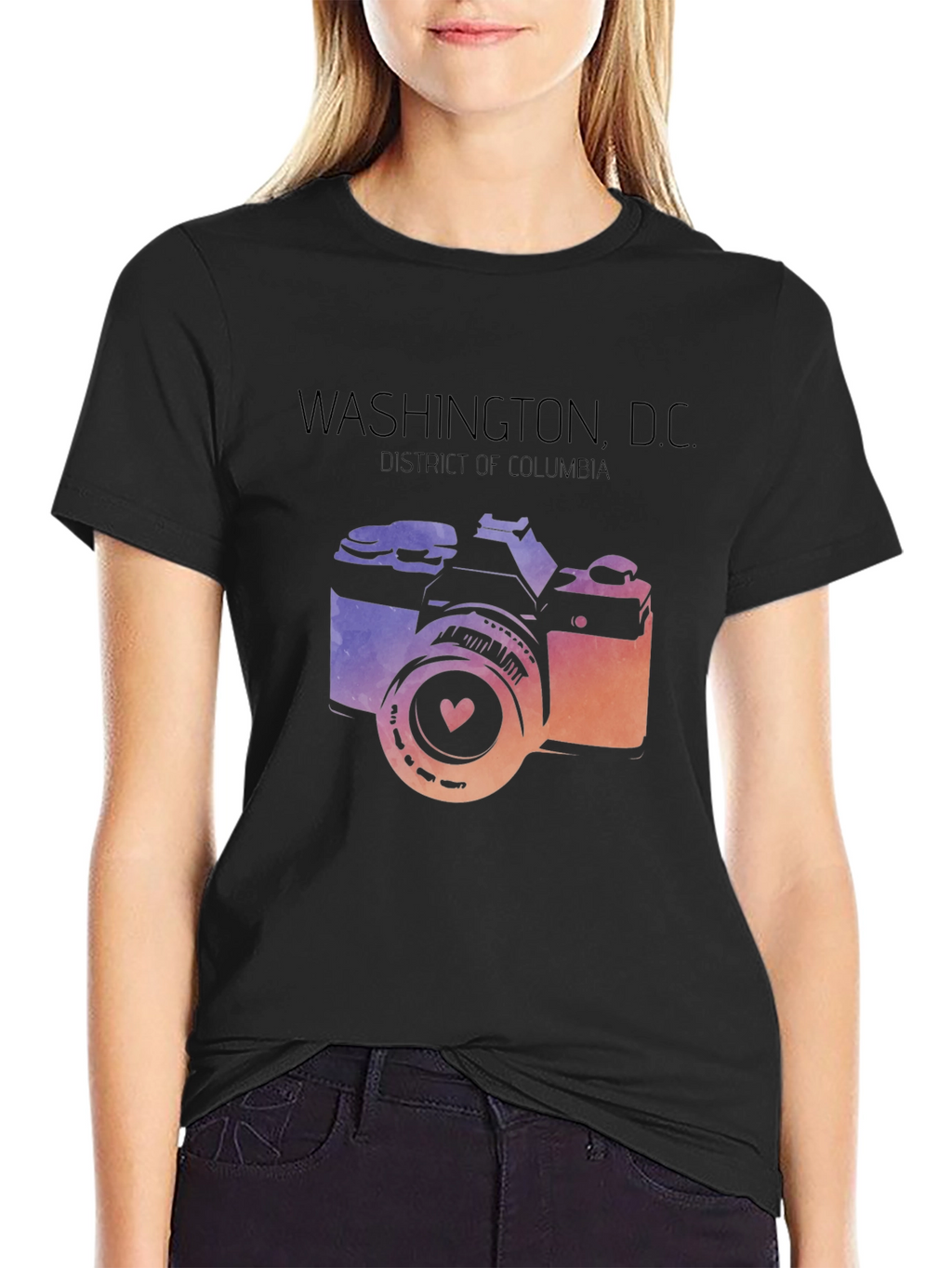 Washington D.C. Camera Graphic T-Shirt