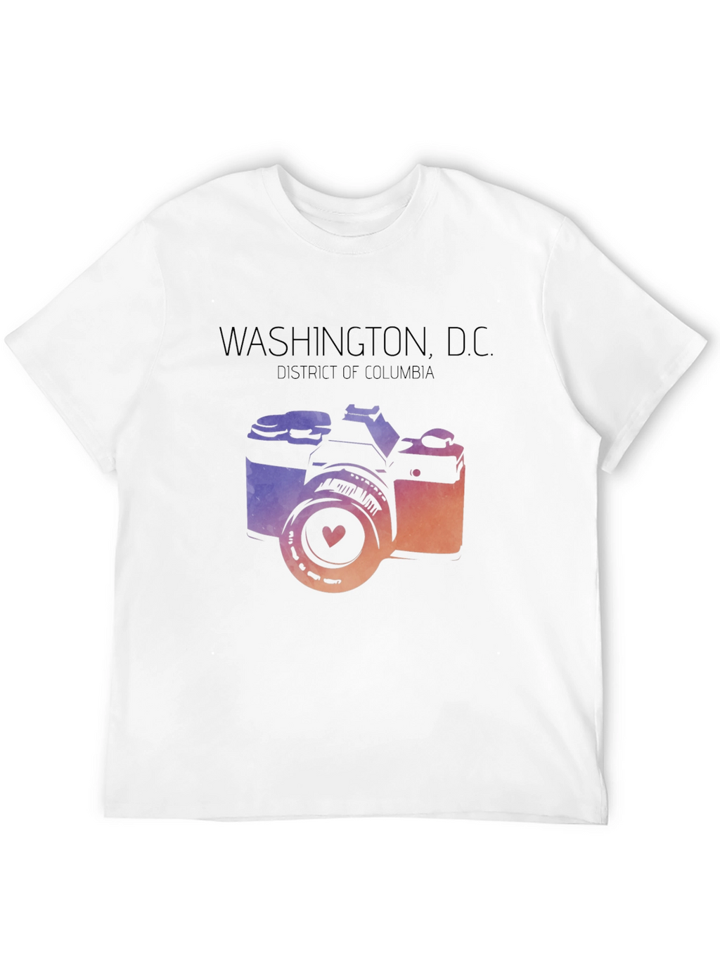 Washington D.C. Camera Graphic T-Shirt