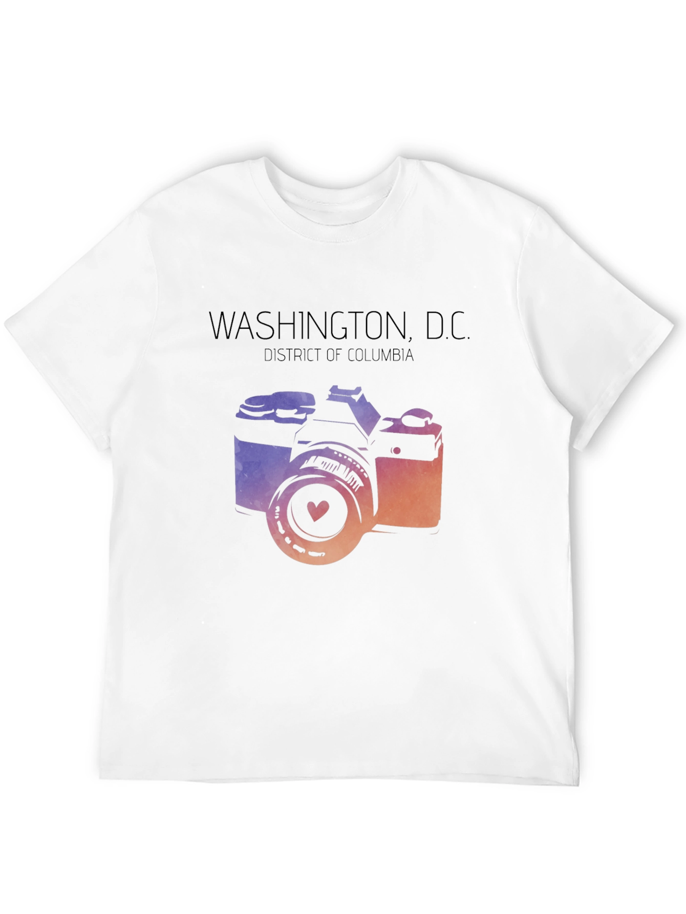 Washington D.C. Camera Graphic T-Shirt
