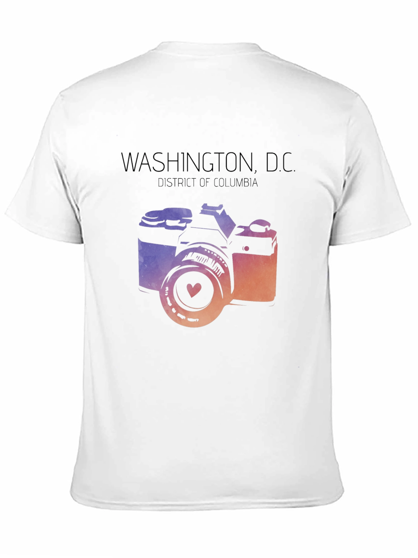 Washington D.C. Camera Graphic T-Shirt