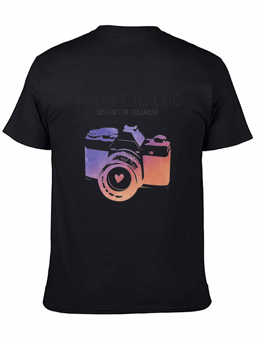 Washington D.C. Camera Graphic T-Shirt