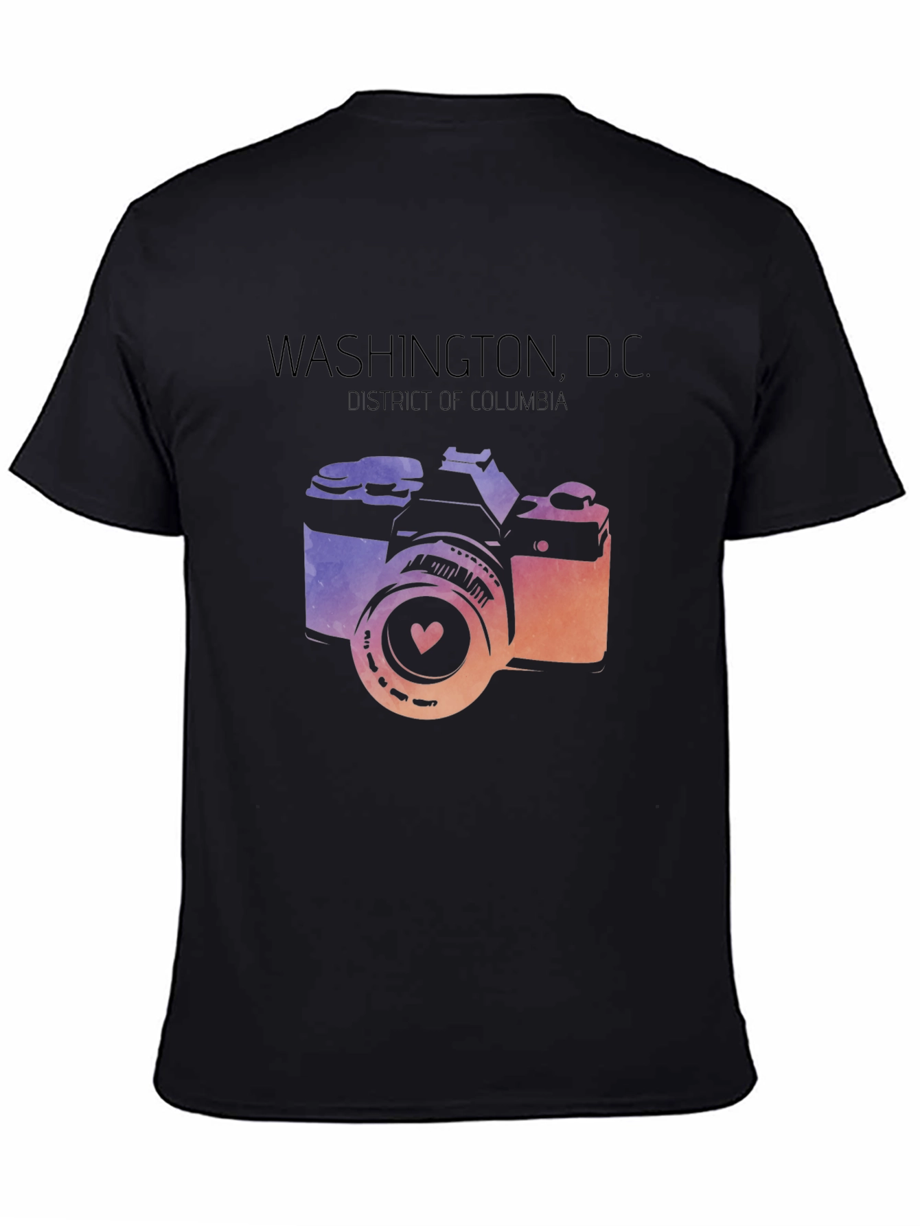 Washington D.C. Camera Graphic T-Shirt