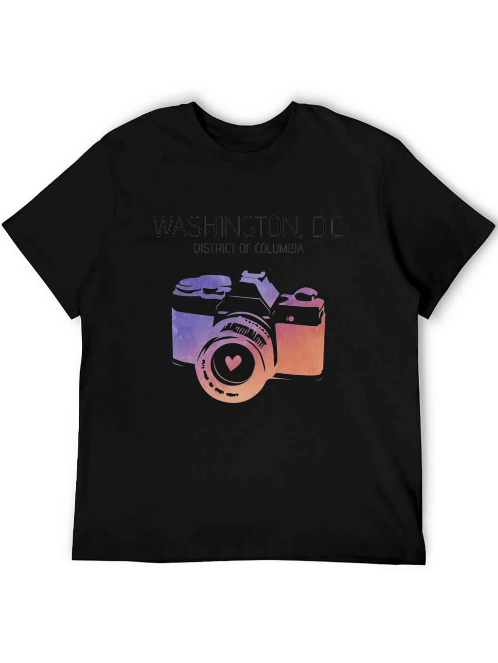 Washington D.C. Camera Graphic T-Shirt
