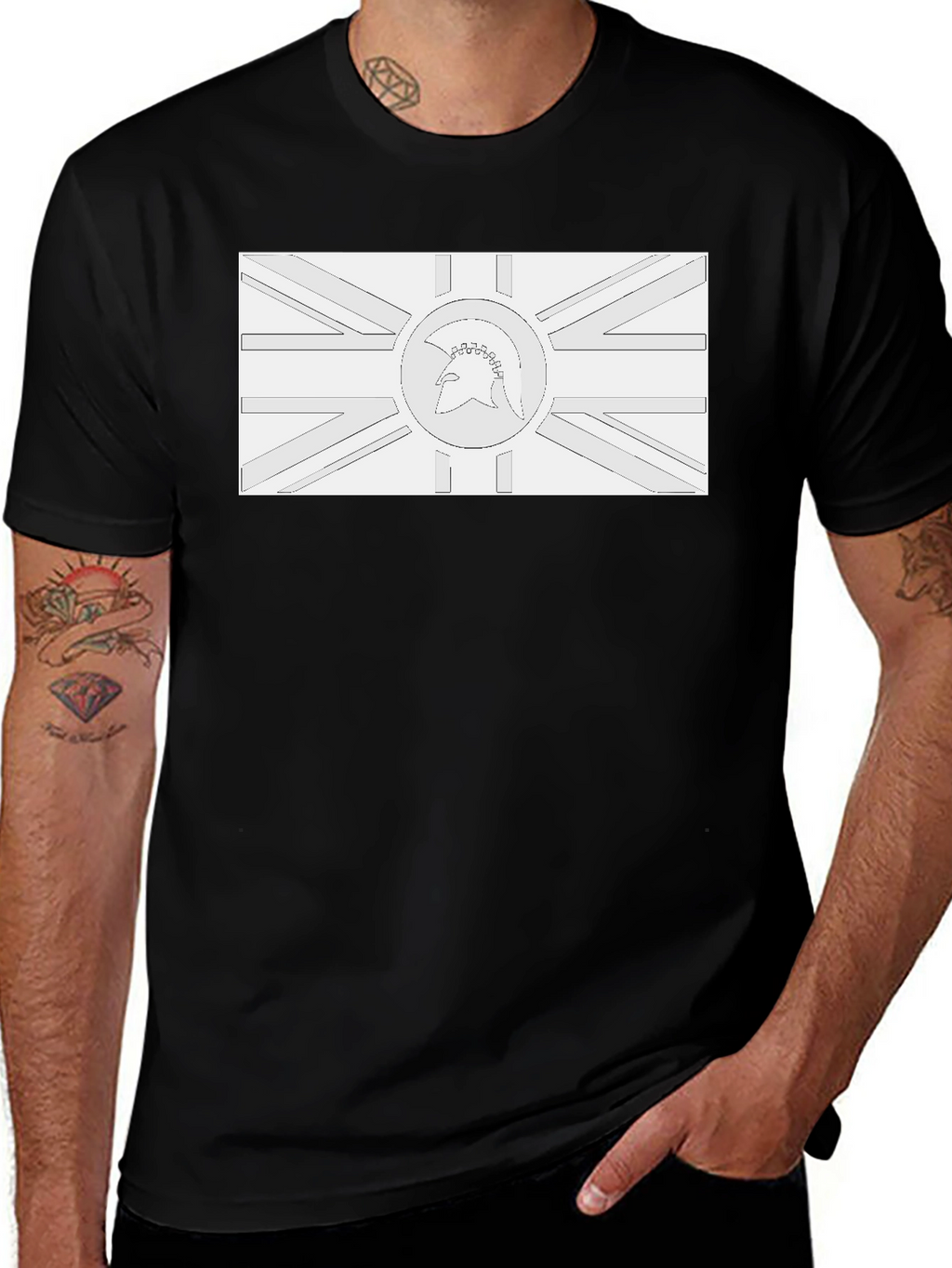 Spartan Union Jack Graphic Tee