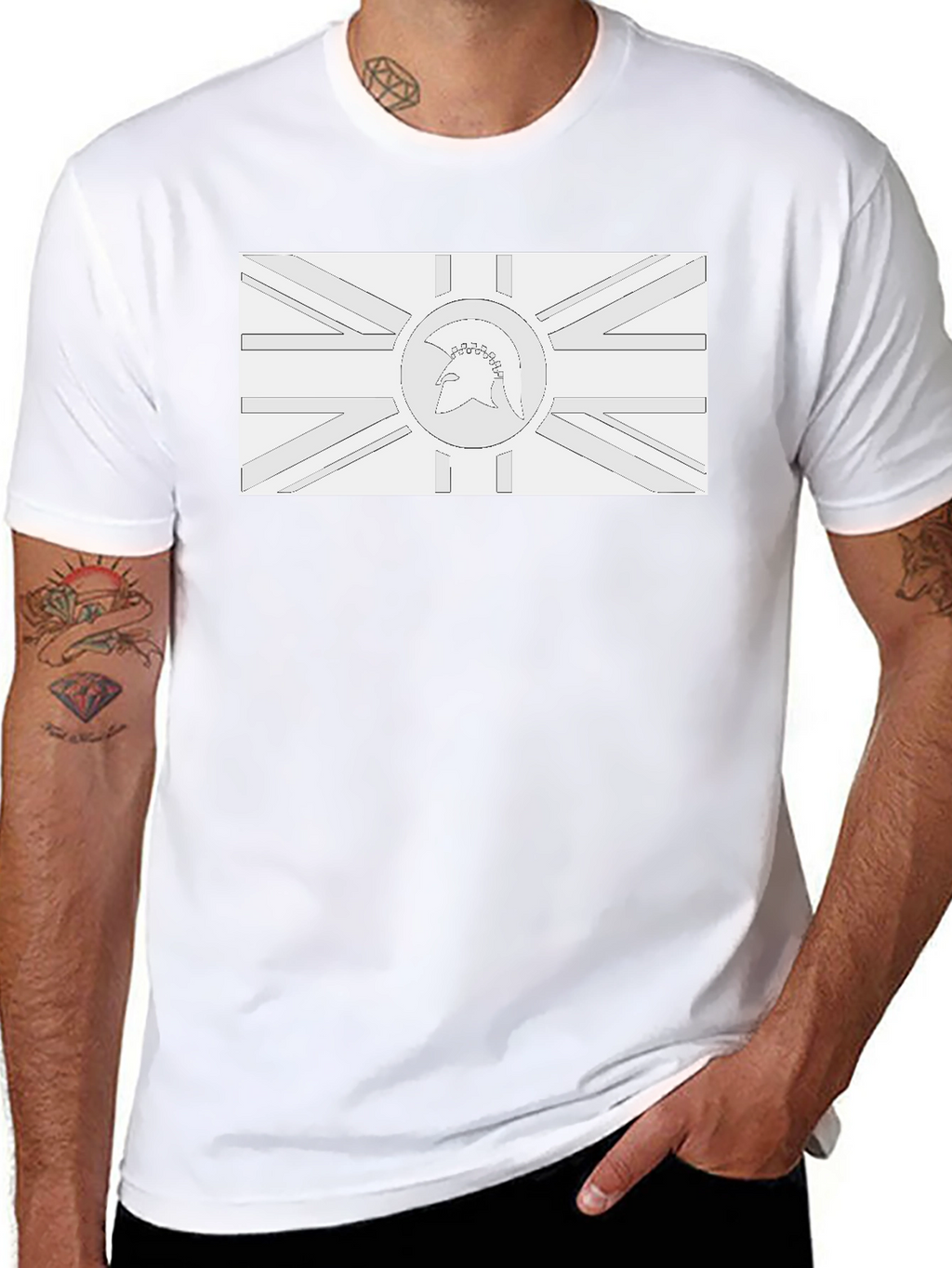 Spartan Union Jack Graphic Tee