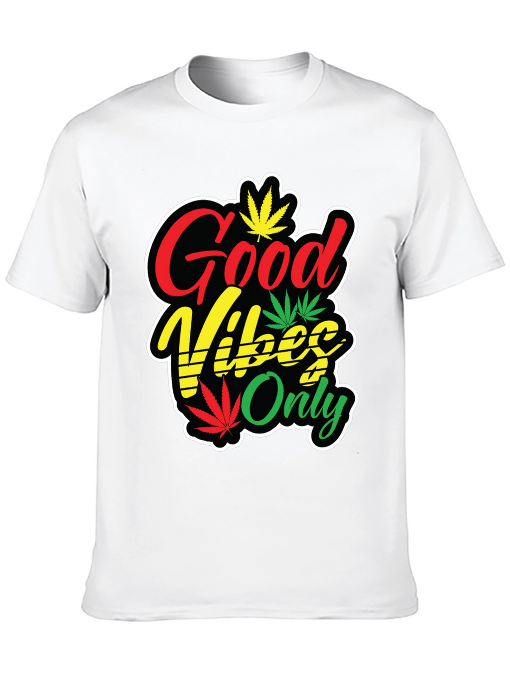 Good Vibes Only Rasta T-Shirt