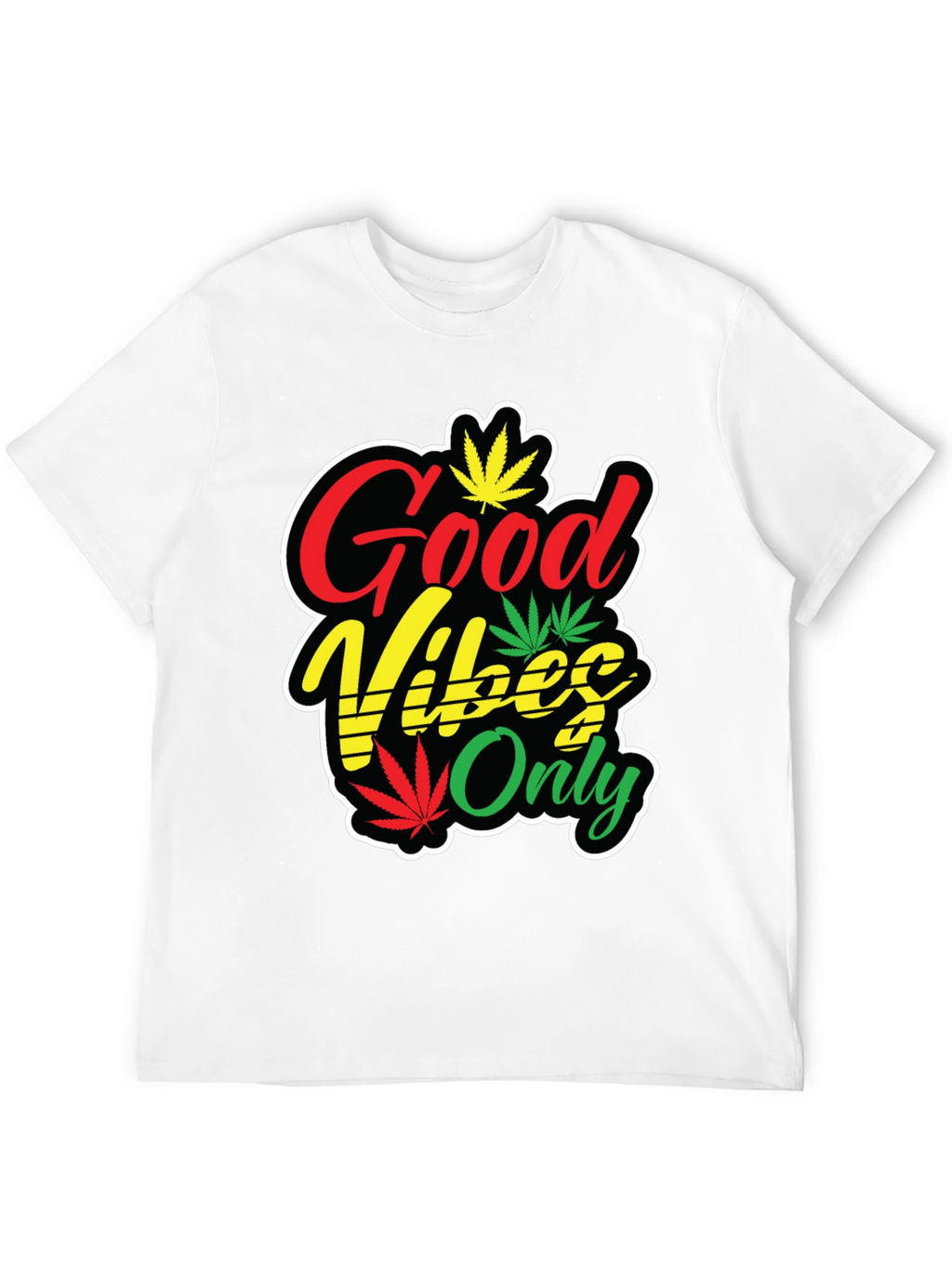 Good Vibes Only Rasta T-Shirt