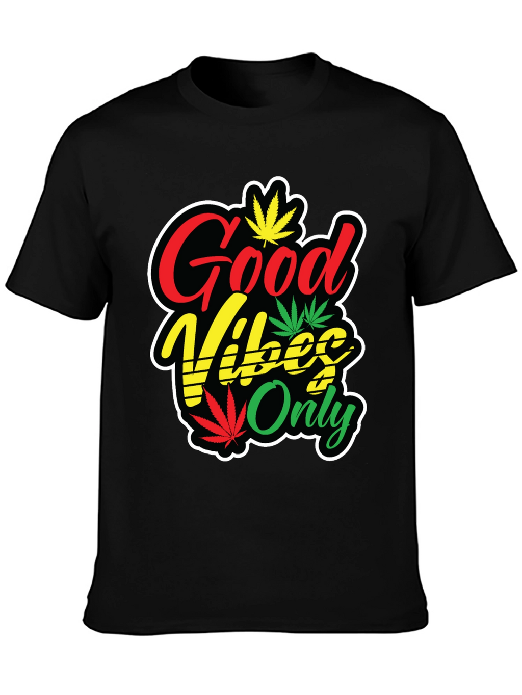 Good Vibes Only Rasta T-Shirt