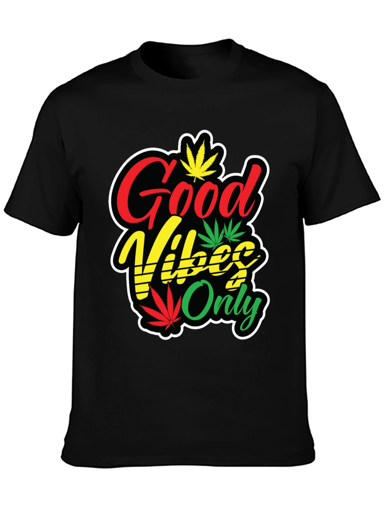 Good Vibes Only Rasta T-Shirt