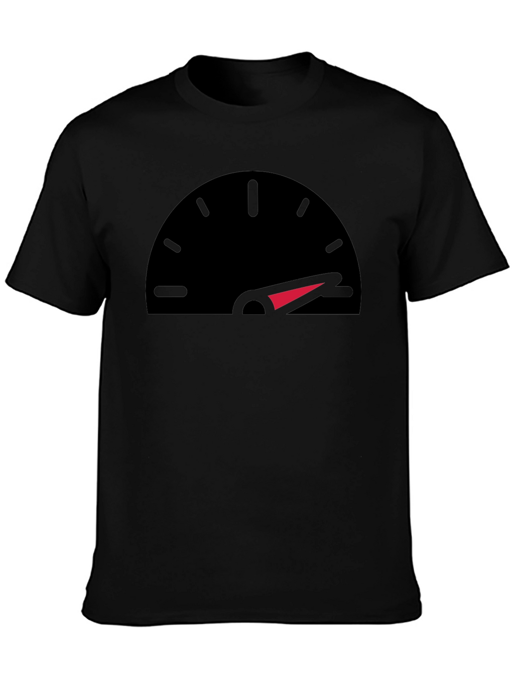 Speedometer Graphic Black T-Shirt