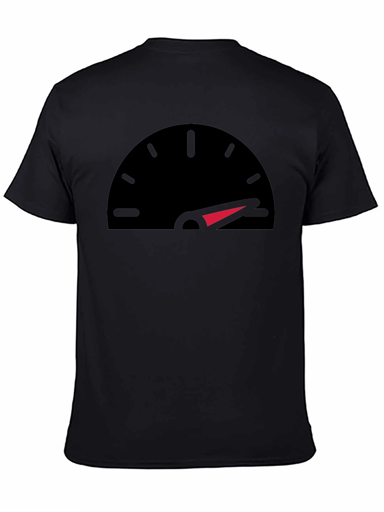 Speedometer Graphic Black T-Shirt