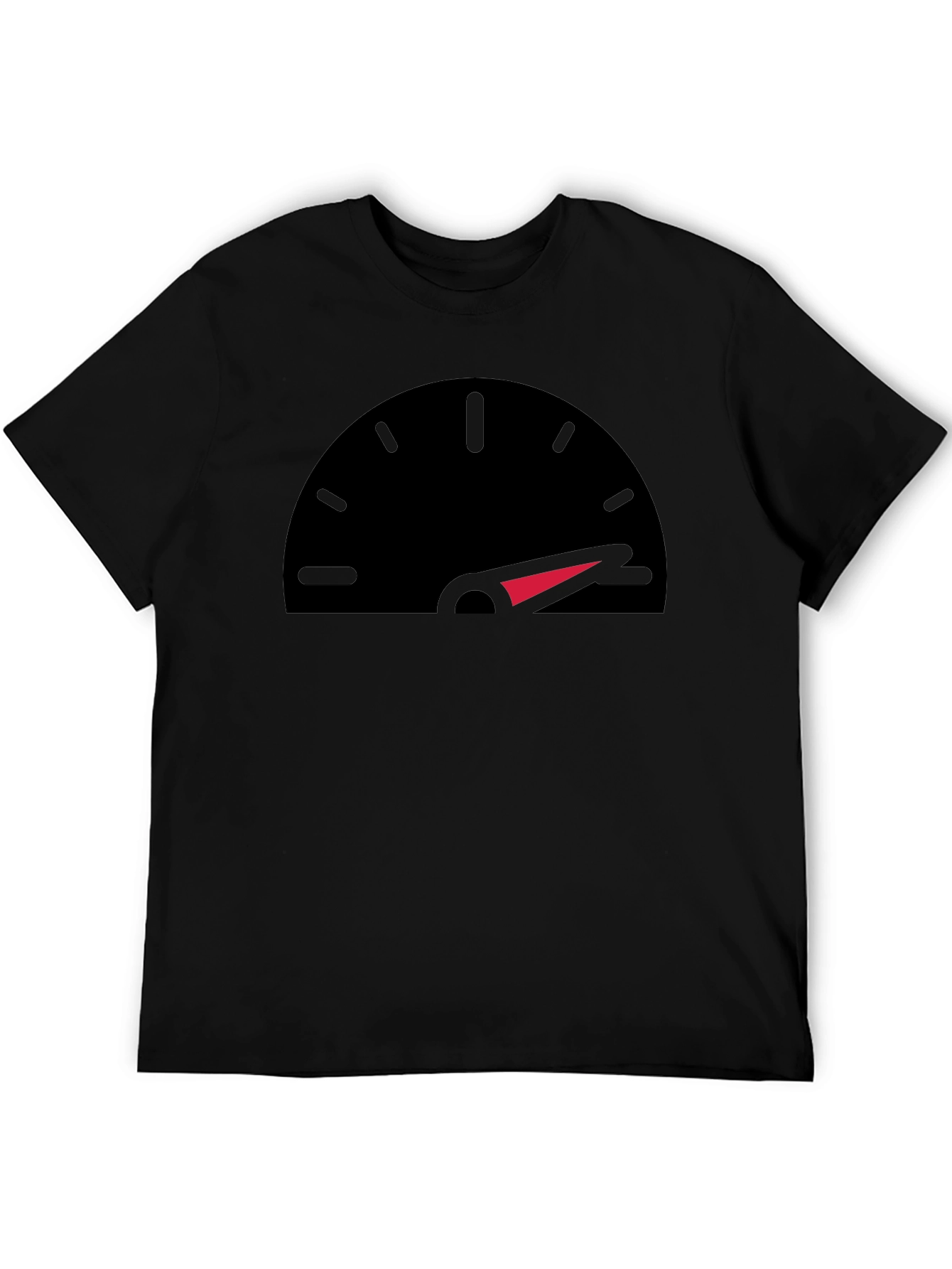 Speedometer Graphic Black T-Shirt