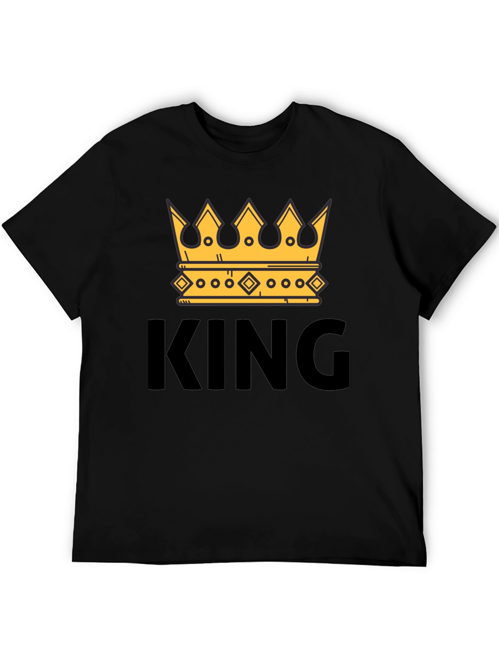 King Crown Graphic T-Shirt - Trendy Mens Tee