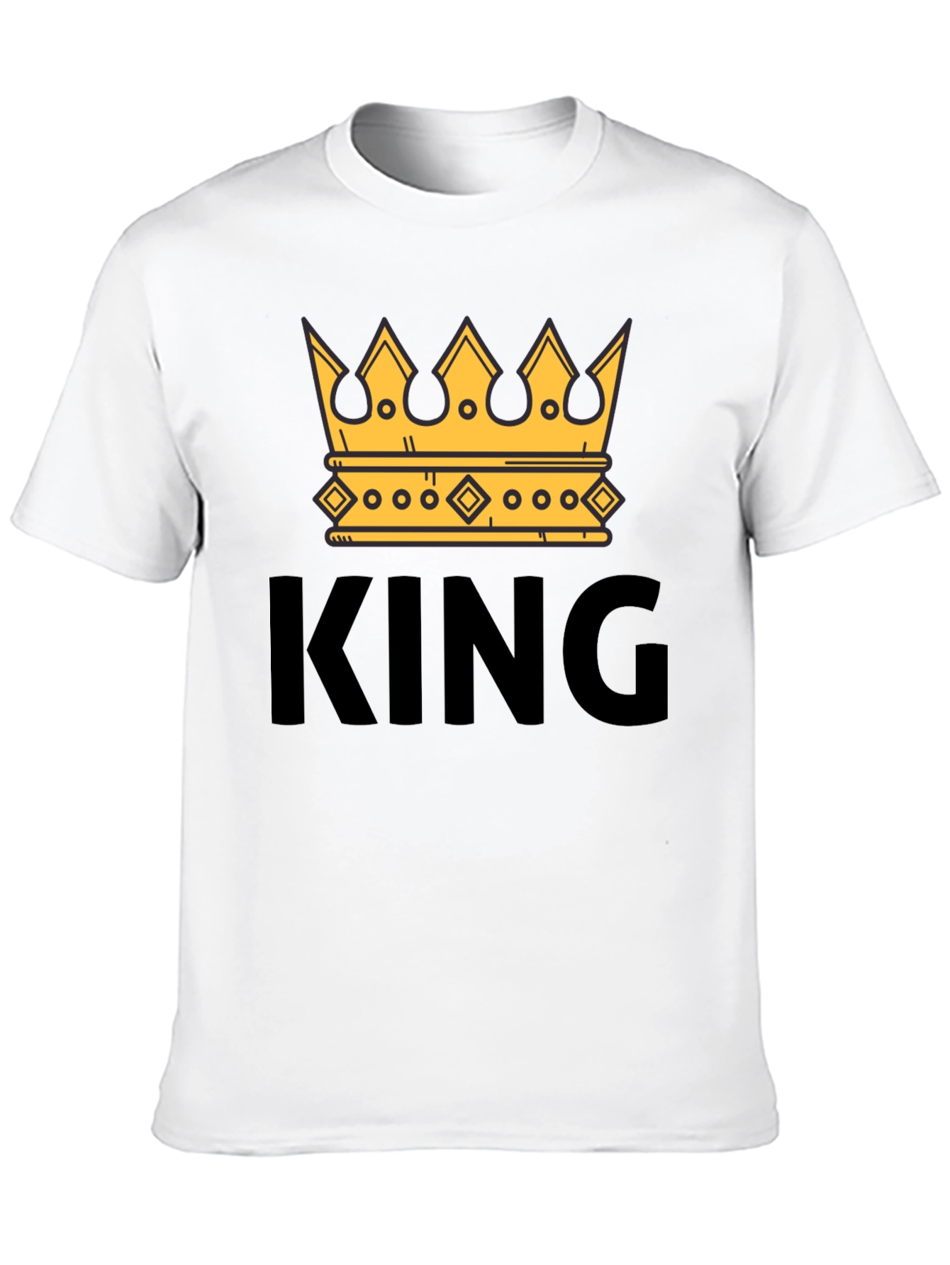 King Crown Graphic T-Shirt - Trendy Mens Tee