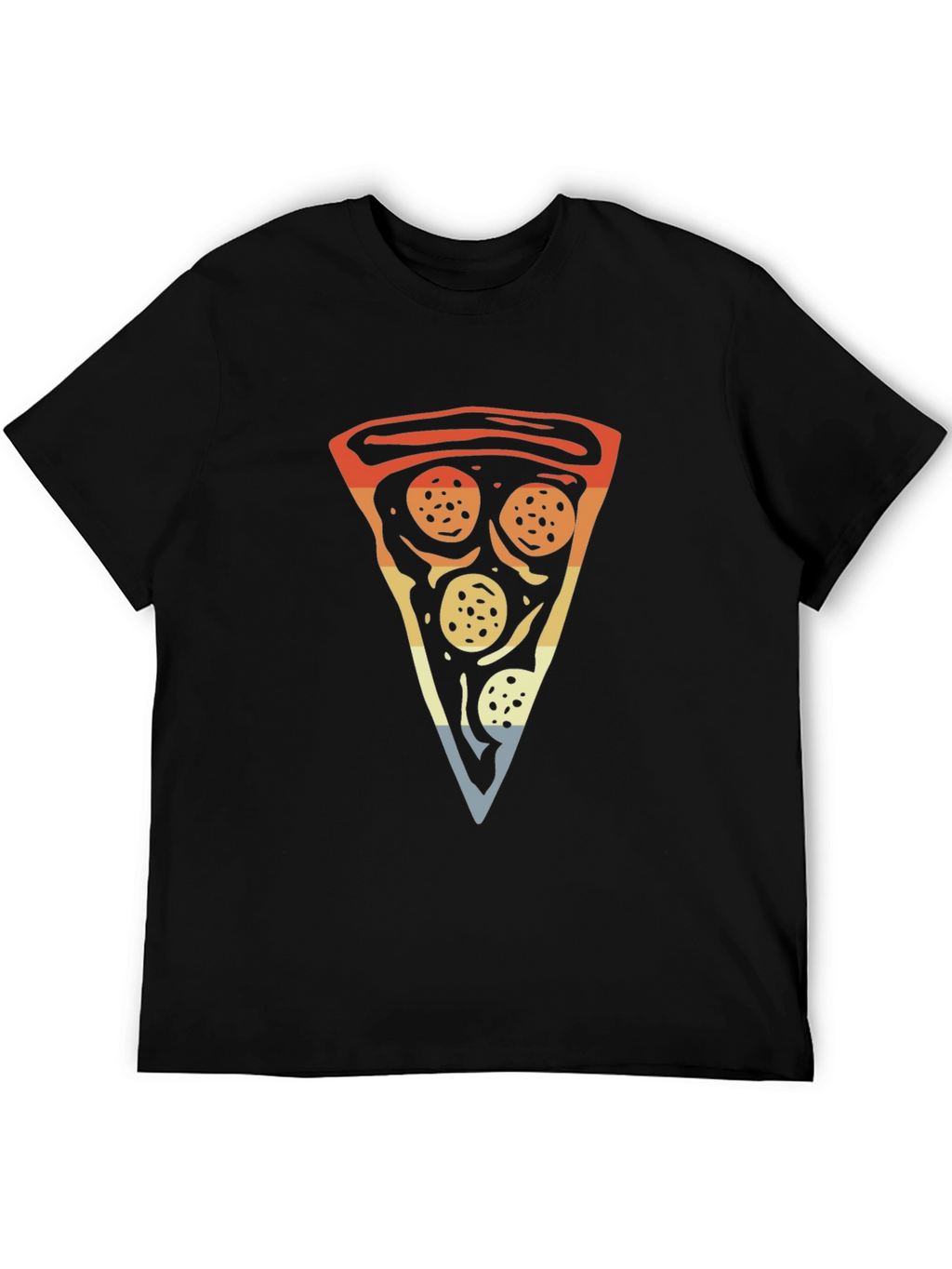 Pizza Slice Graphic T-Shirt - Retro Style