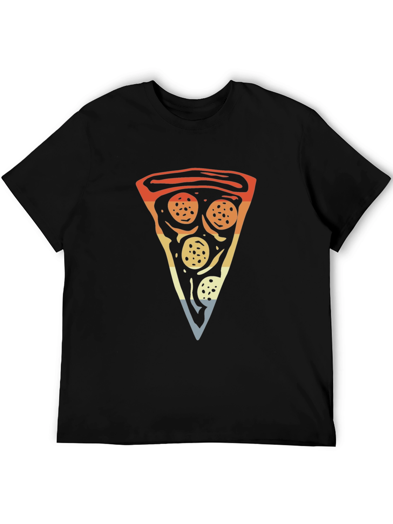 Pizza Slice Graphic T-Shirt - Retro Style