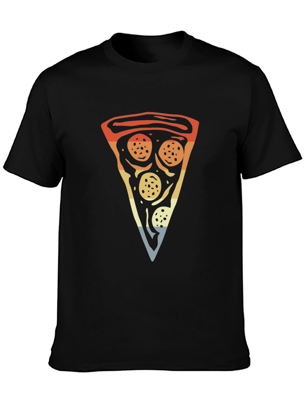 Pizza Slice Graphic T-Shirt - Retro Style