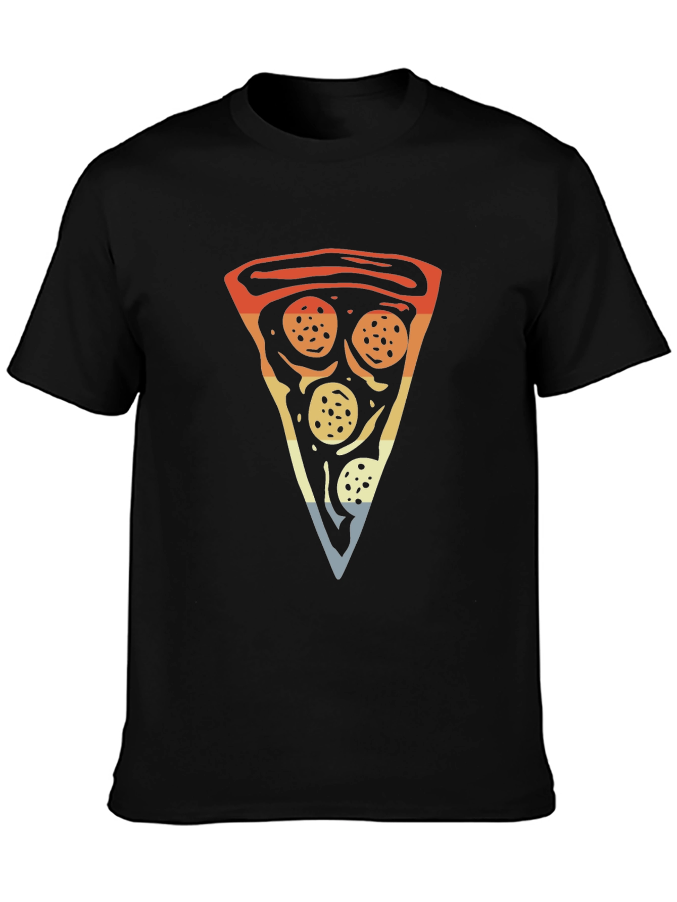 Pizza Slice Graphic T-Shirt - Retro Style
