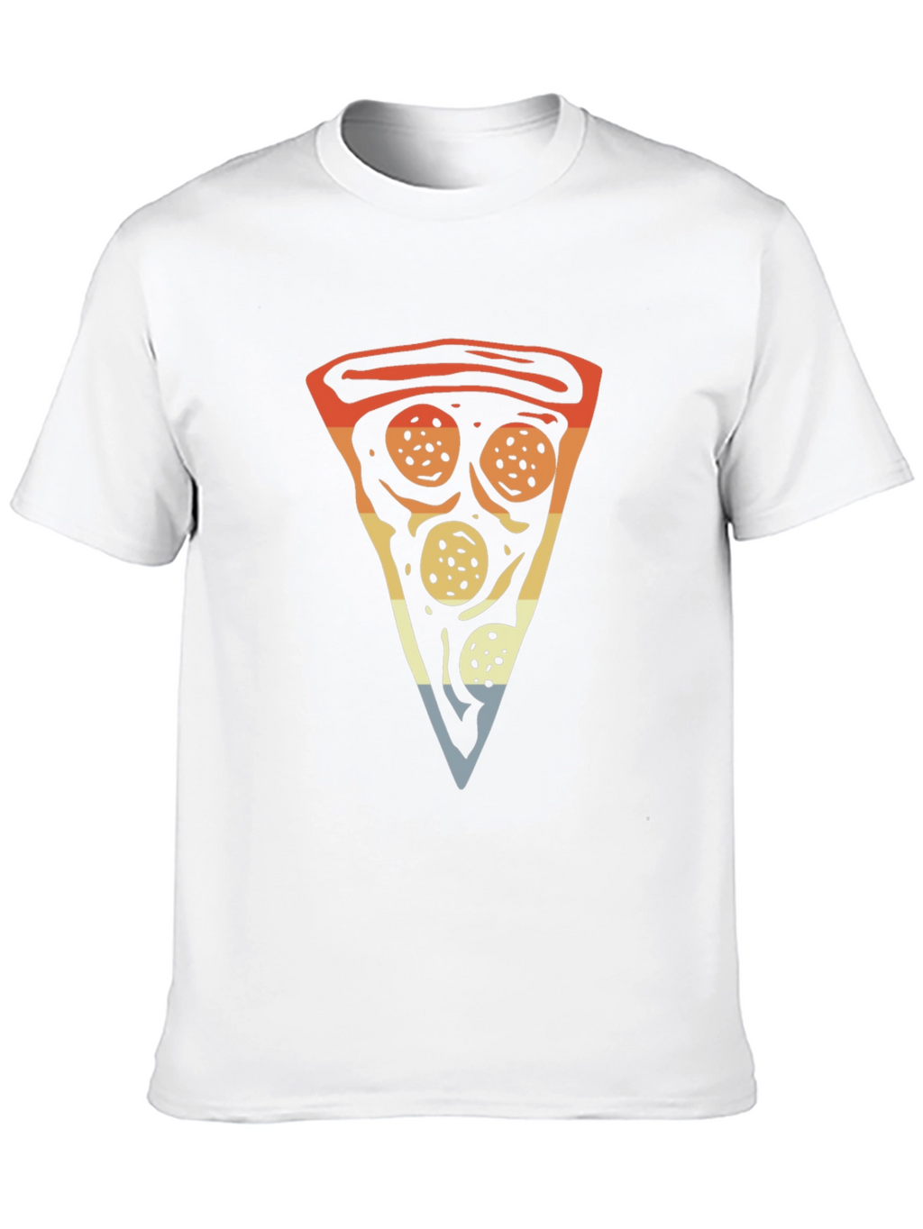 Pizza Slice Graphic T-Shirt - Retro Style