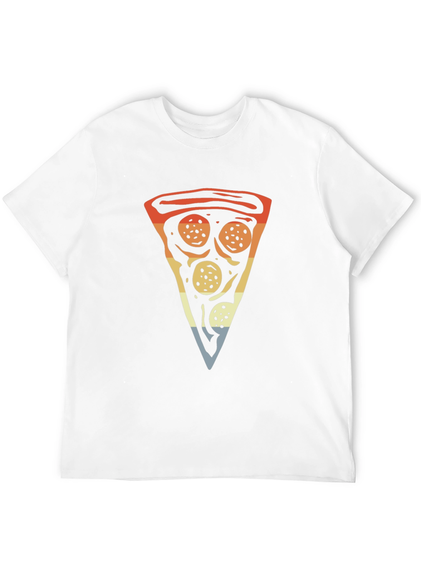 Pizza Slice Graphic T-Shirt - Retro Style