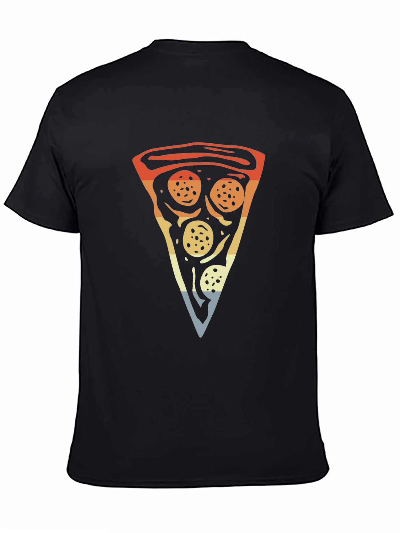 Pizza Slice Graphic T-Shirt - Retro Style