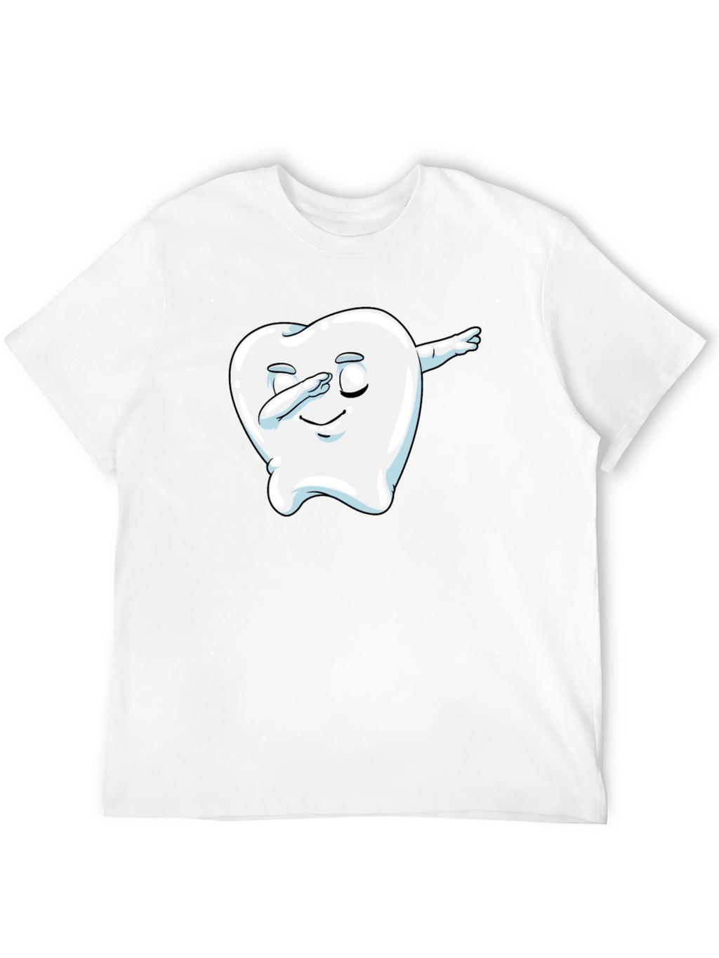 Dabbing Tooth Graphic Tee - Black T-Shirt