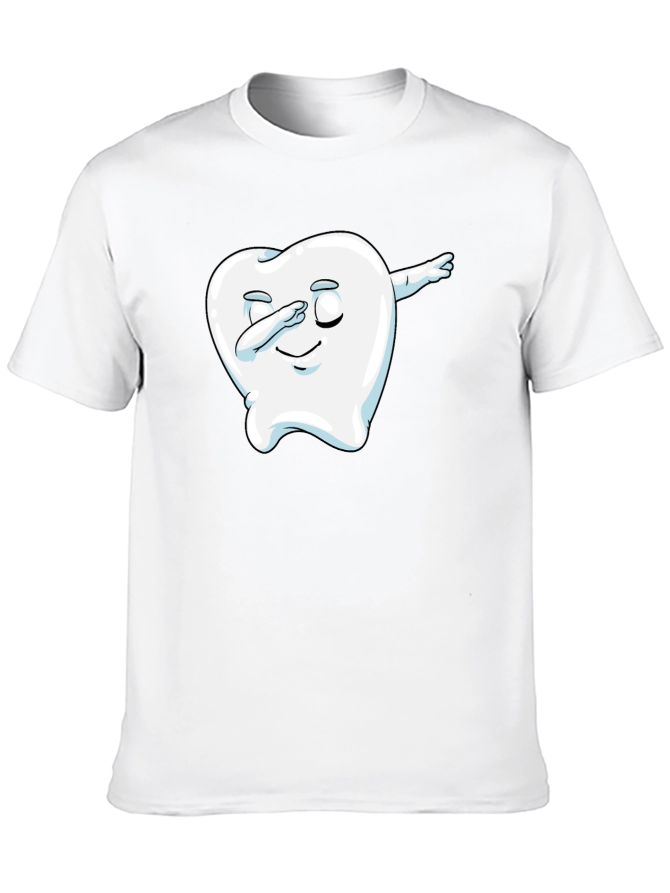 Dabbing Tooth Graphic Tee - Black T-Shirt