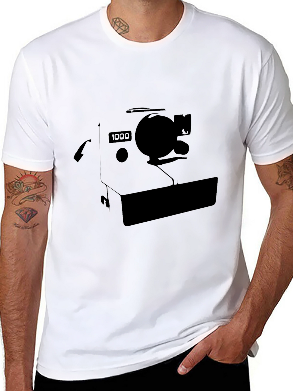 Retro Camera Graphic T-Shirt - Classic Style