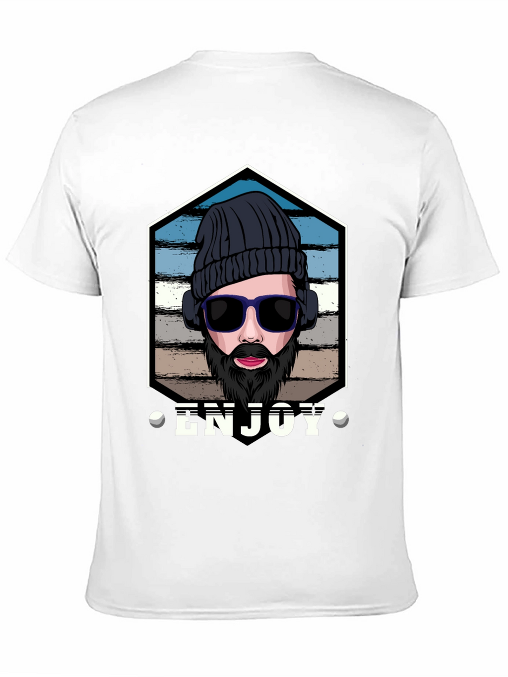 Enjoy Graphic Tee: Hipster Style