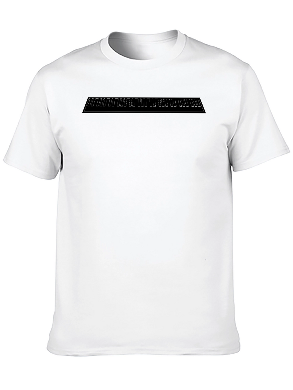 Minimalist Geometric Graphic Black T-Shirt